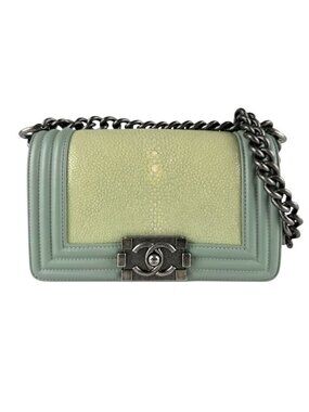 Chanel Shoulder Bag Green